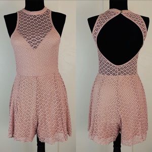 Lavendar lace romper from Express! Great for a night out on the town!